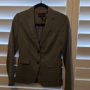 Banana Republic Gray Pinstripe Blazer, size 0